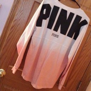VS PINK LOGO LS TEE